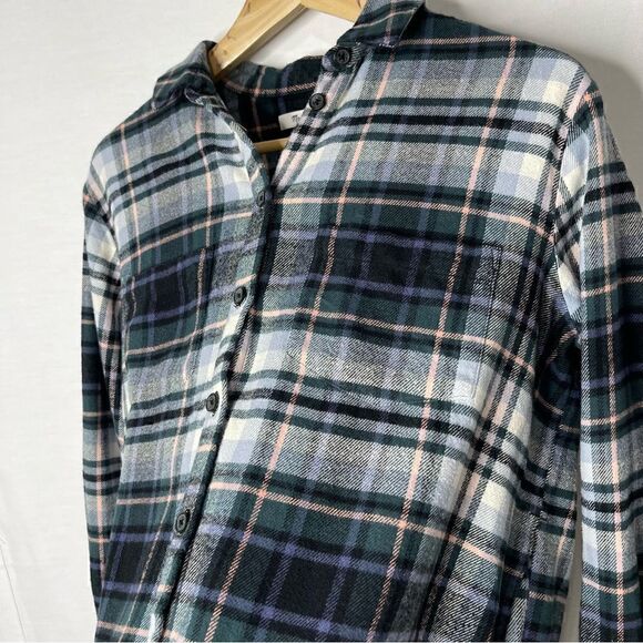 Madewell Plaid Flannel Sunday Button Down Shirt (Cronston Plaid) - Small - Picture 6 of 12